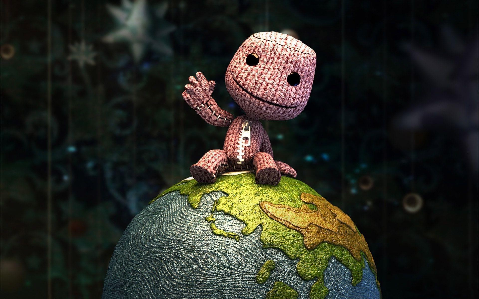 sackboy wallpaper,häkeln,welt,kunst,animation,pflanze