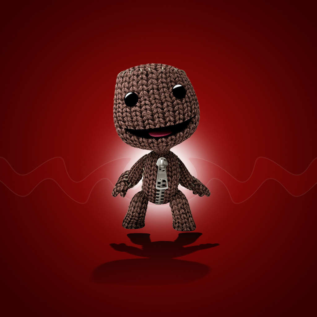 sackboy wallpaper,personaje de ficción,arte,ilustración,juguete