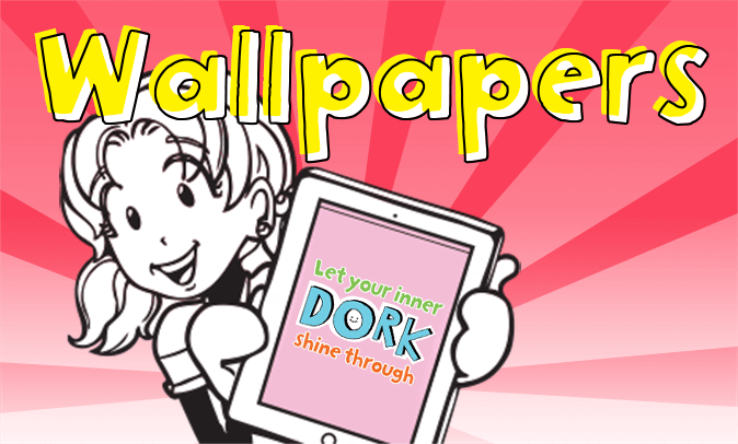 dork diaries wallpaper,cartoon,text,pink,line,technology
