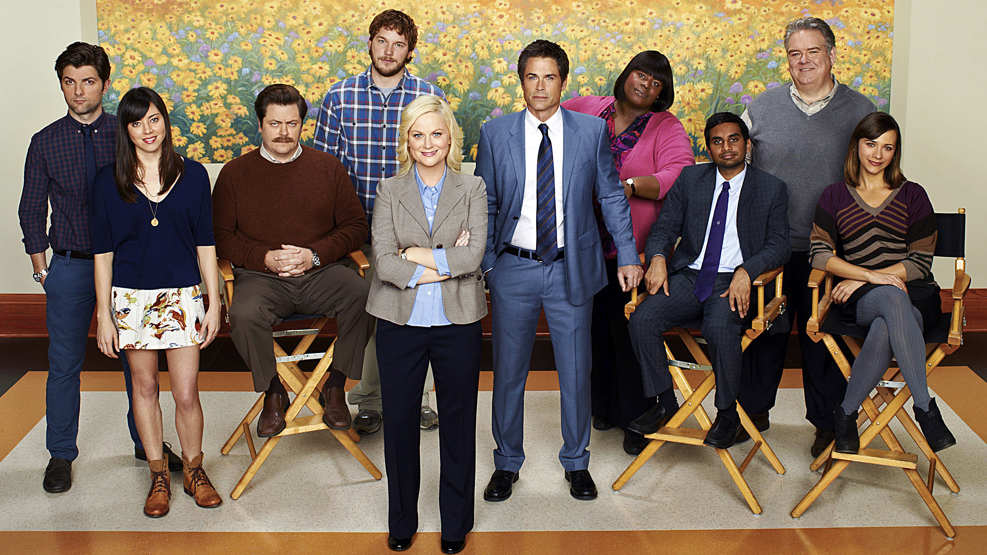 parks and rec wallpaper,social group,people,event,team,community