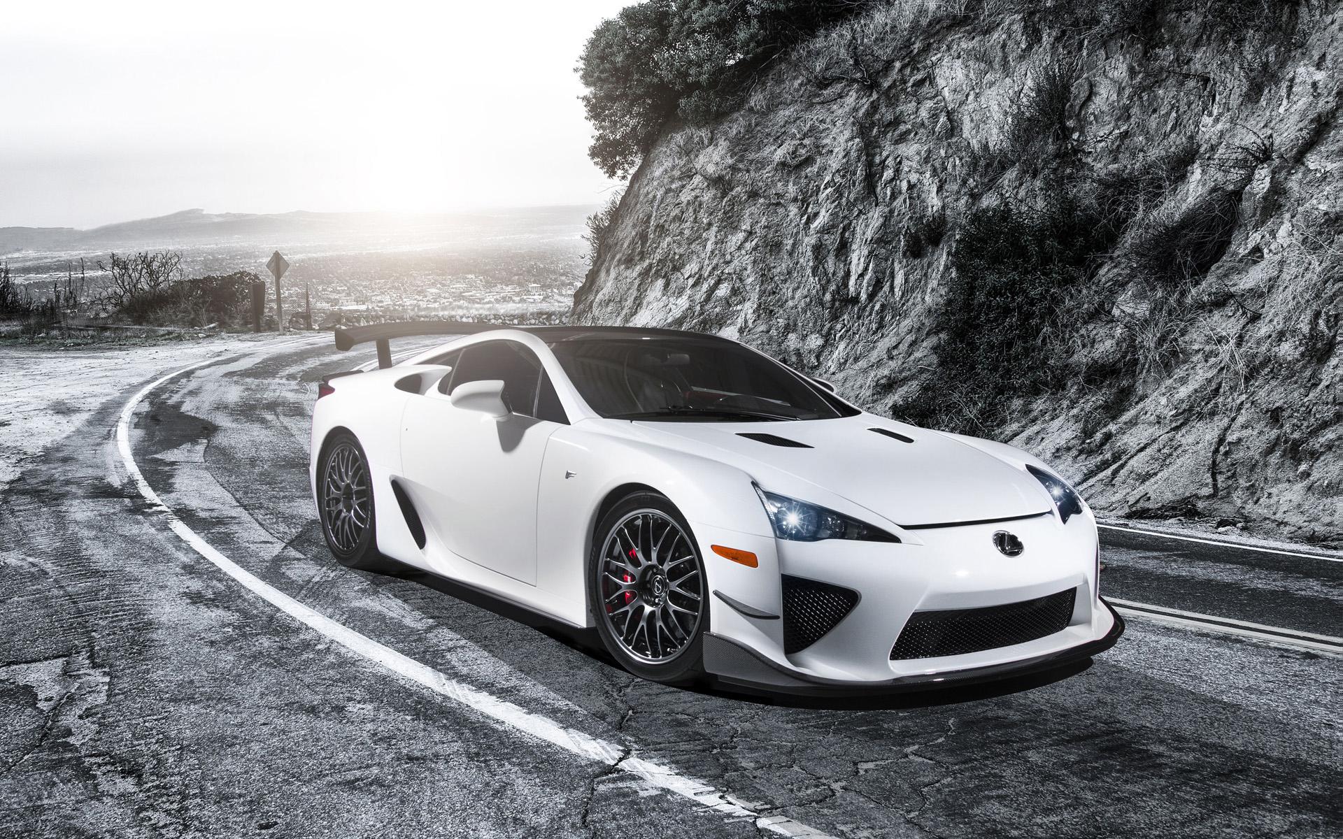 1024x600 hd wallpaper,landfahrzeug,fahrzeug,auto,sportwagen,lexus lfa