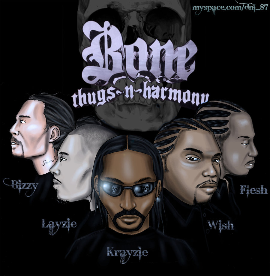 bone thugs n harmony wallpaper,album cover,album,font,poster,t shirt