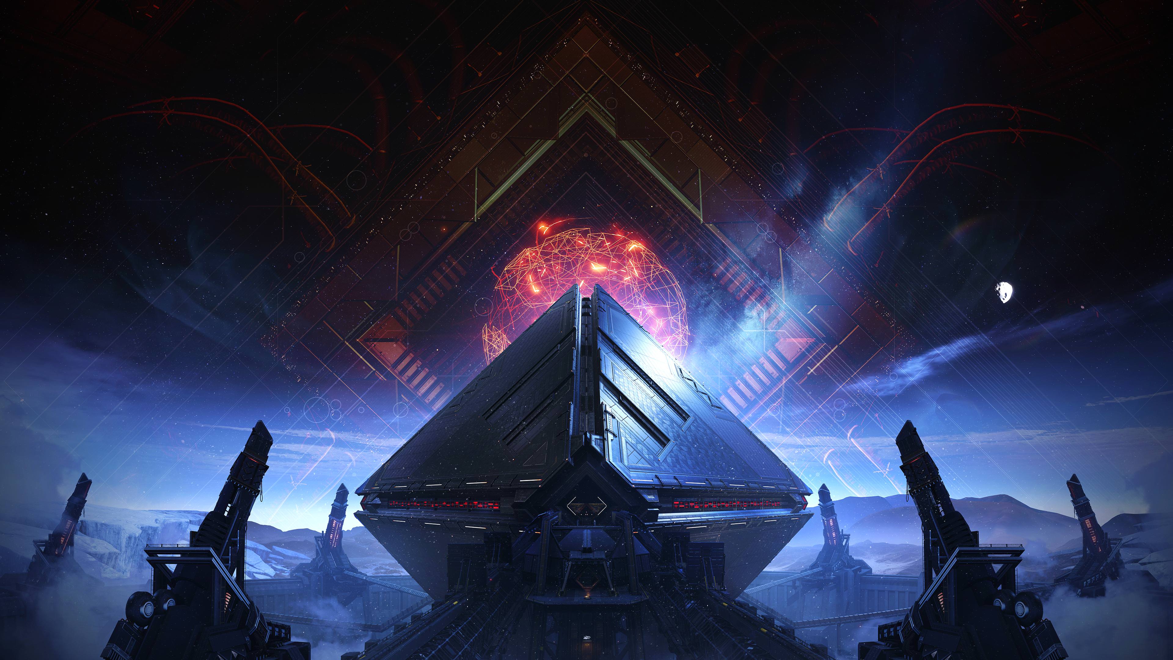 destiny wallpaper 4k,light,stage,sky,atmosphere,architecture