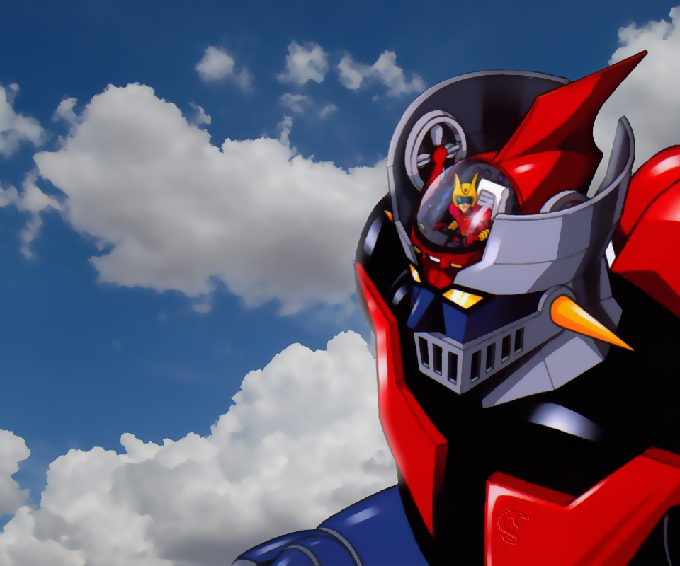 mazinger z wallpaper,fictional character,hero,sky,superhero,transformers
