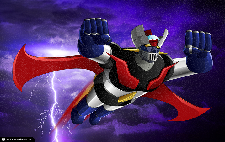 mazinger z wallpaper,animated cartoon,fictional character,cartoon,animation,hero