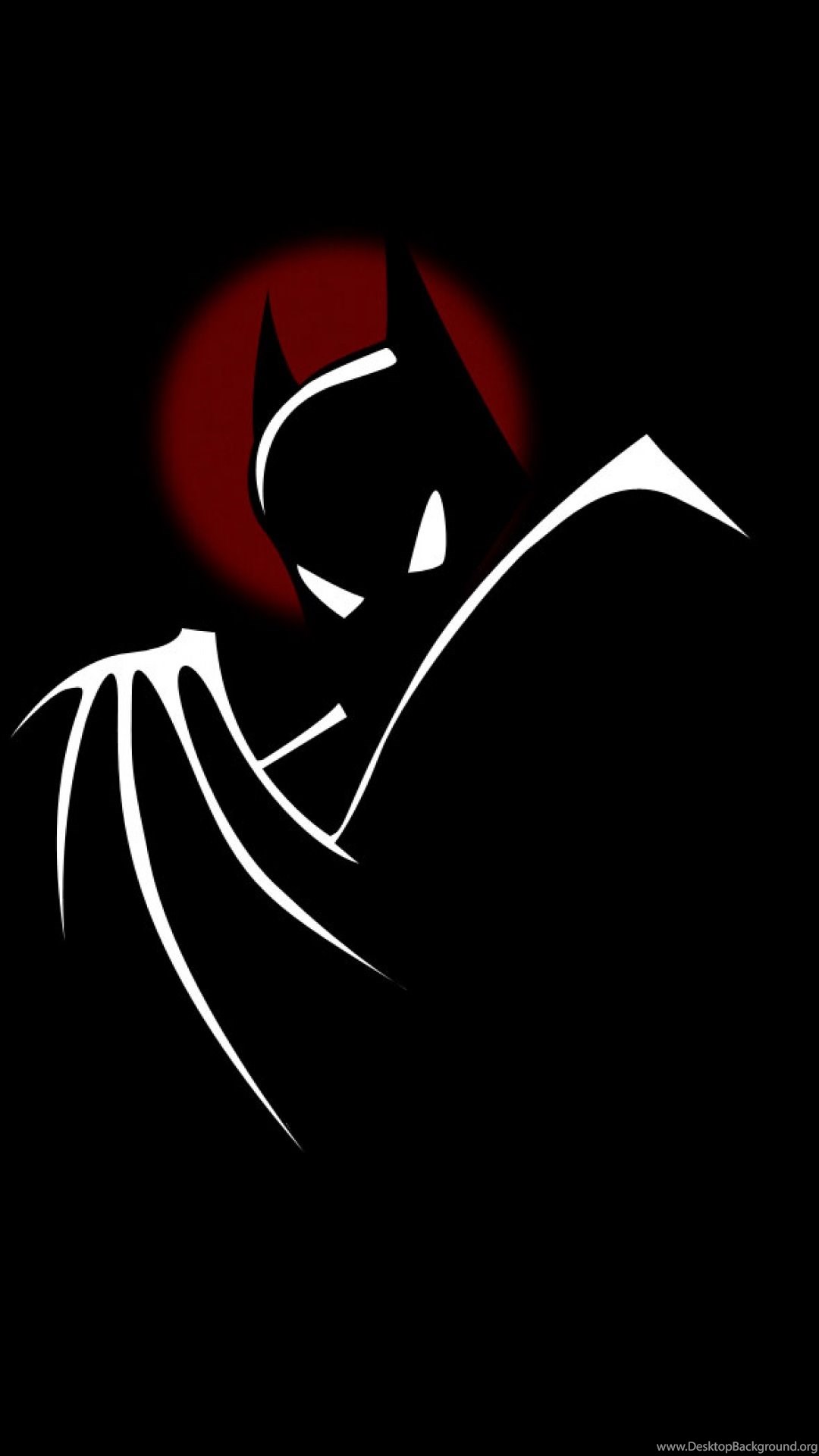 batman wallpaper für handy hd,schwarz,rot,dunkelheit,grafikdesign,erfundener charakter