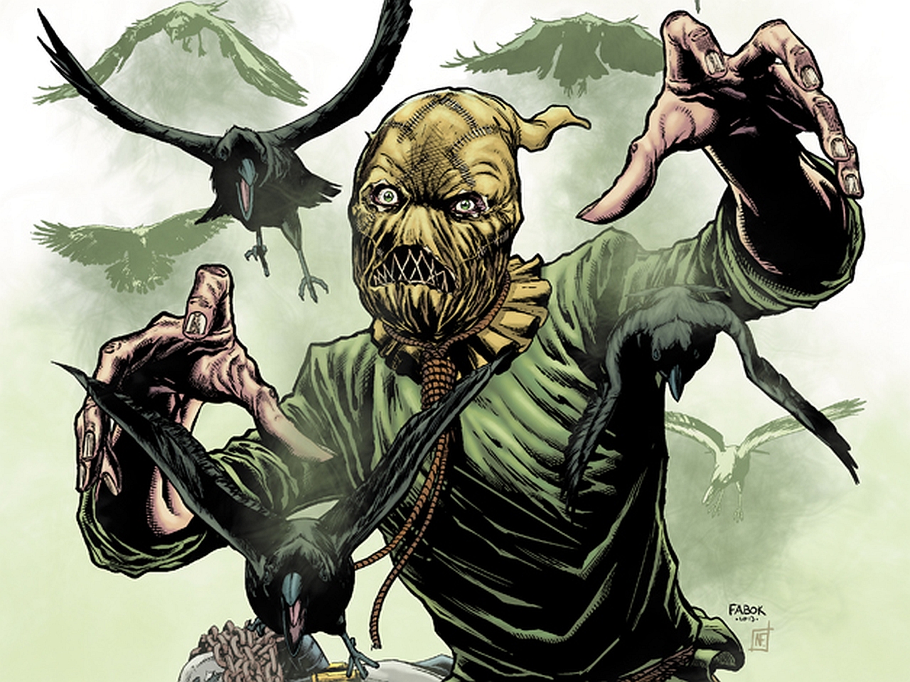 scarecrow batman wallpaper,demon,fictional character,illustration,warlord,mythology