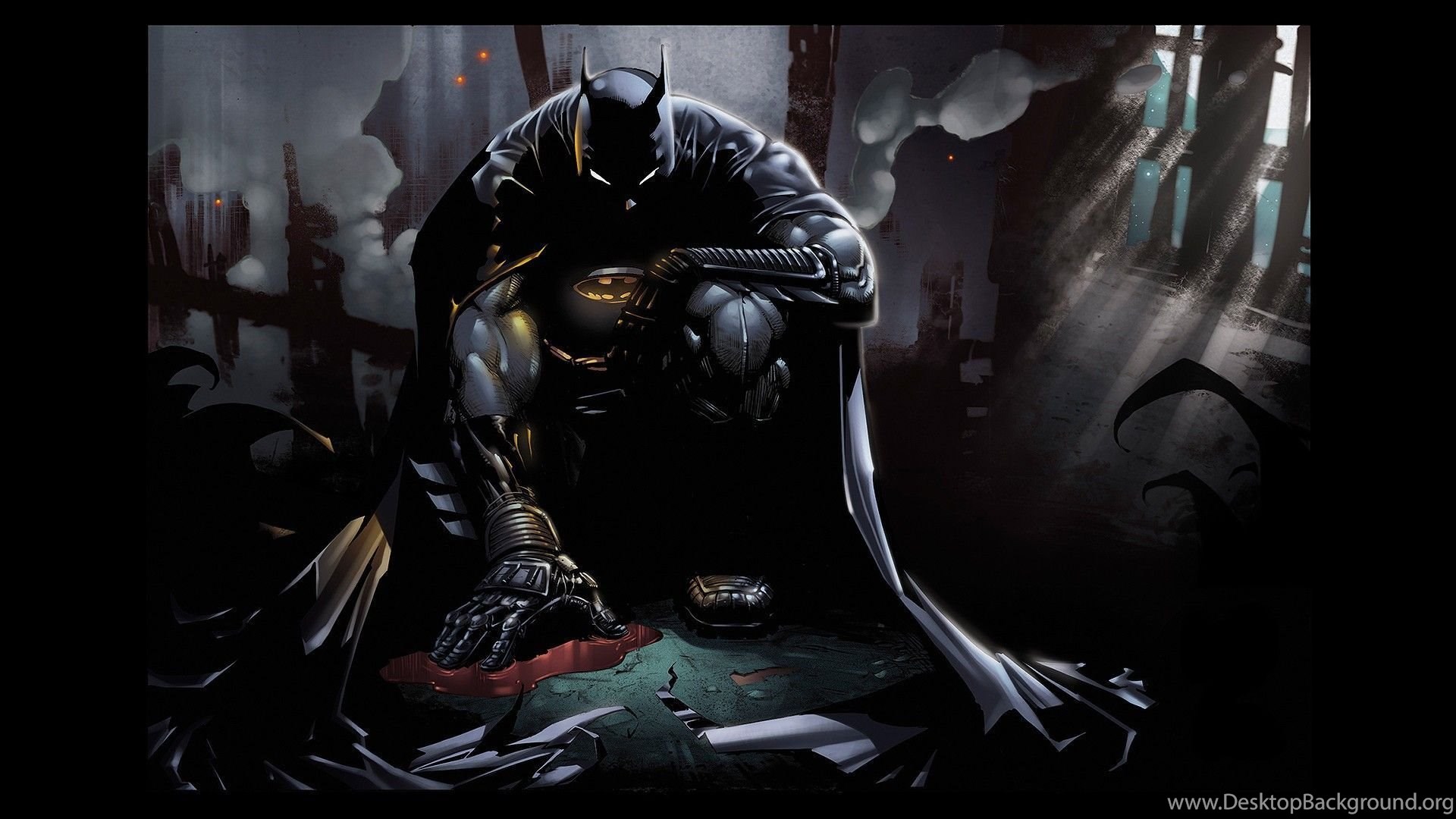 batman art wallpaper,darkness,fictional character,cg artwork,batman,illustration