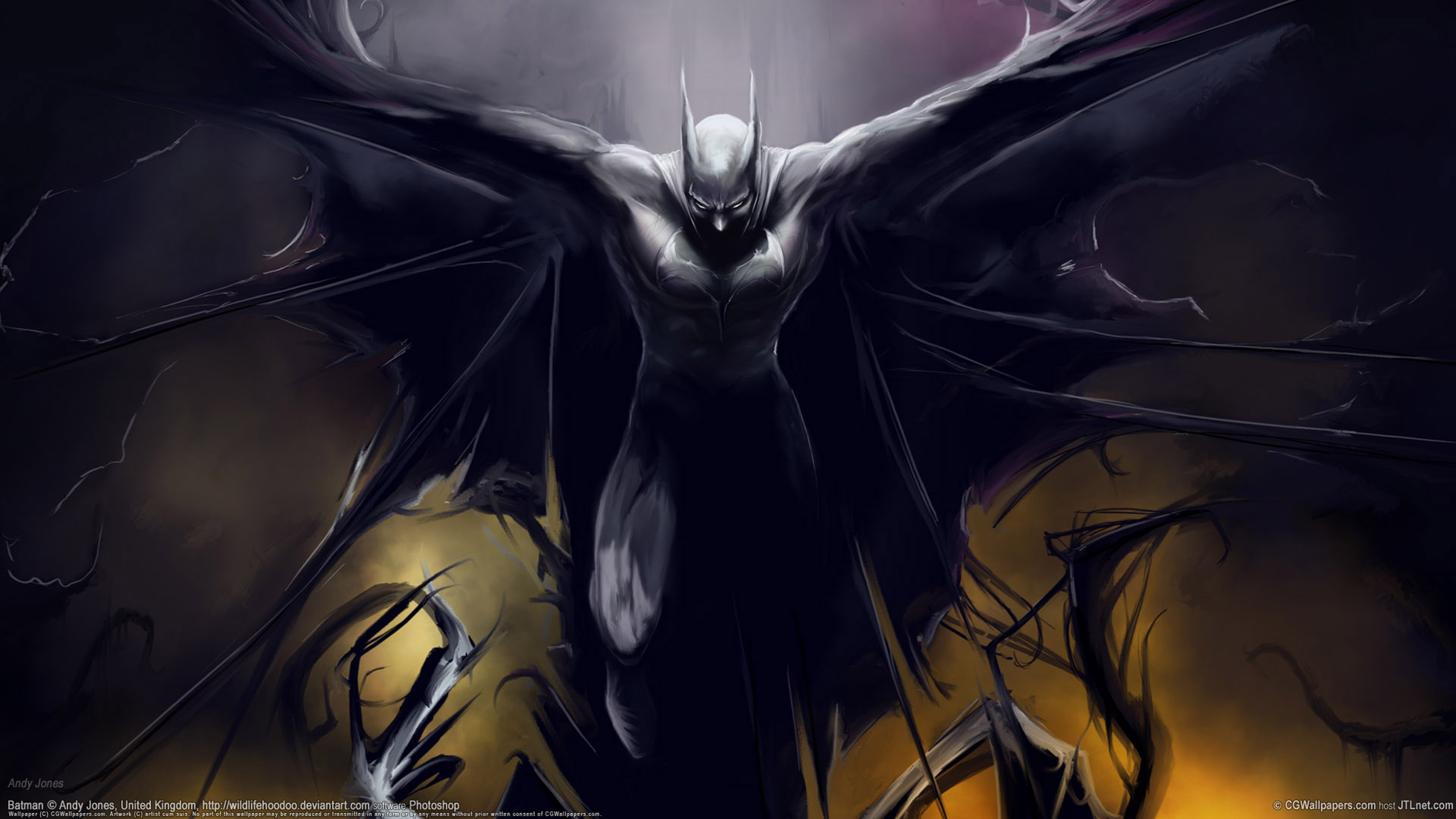 batman art wallpaper,cg artwork,fictional character,demon,batman,fiction