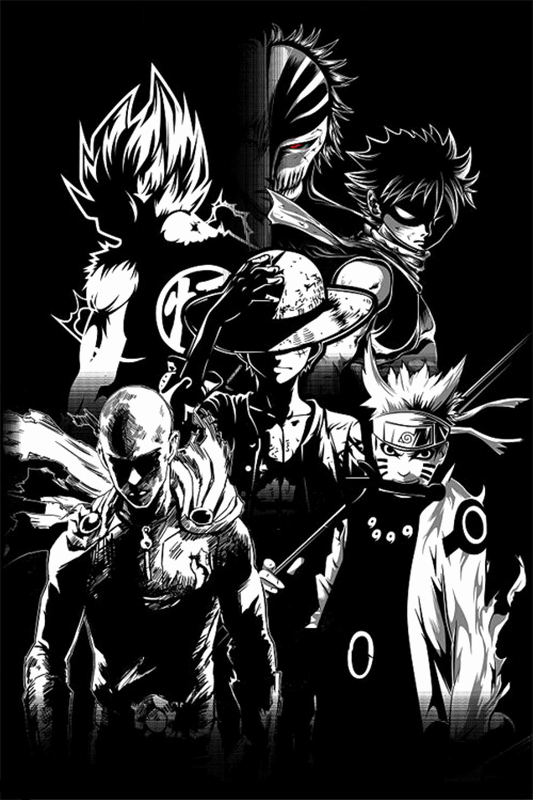 bad man wallpaper,fictional character,illustration,anime,t shirt,darkness