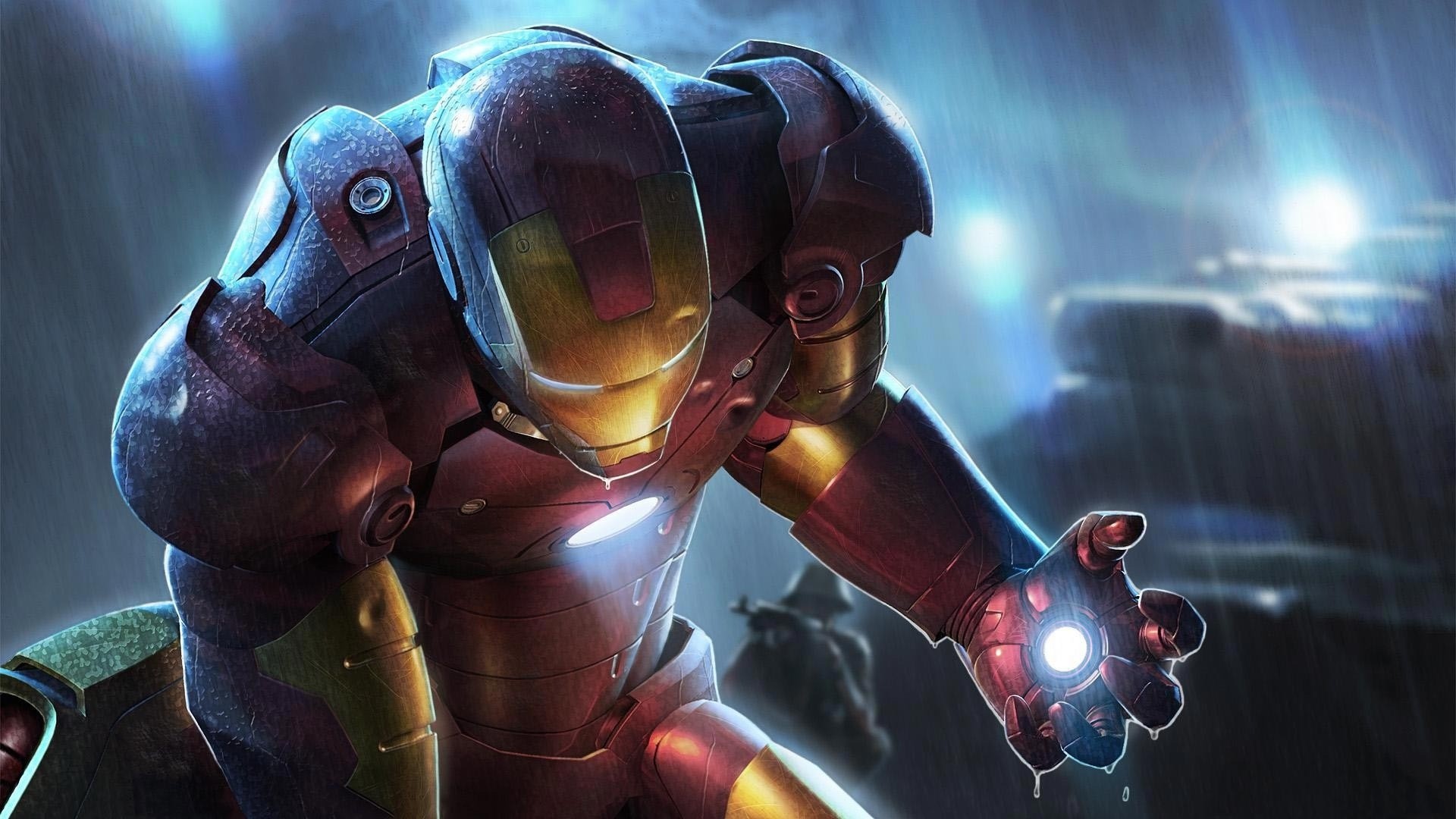 bad man wallpaper,action adventure game,fictional character,superhero,cg artwork,iron man