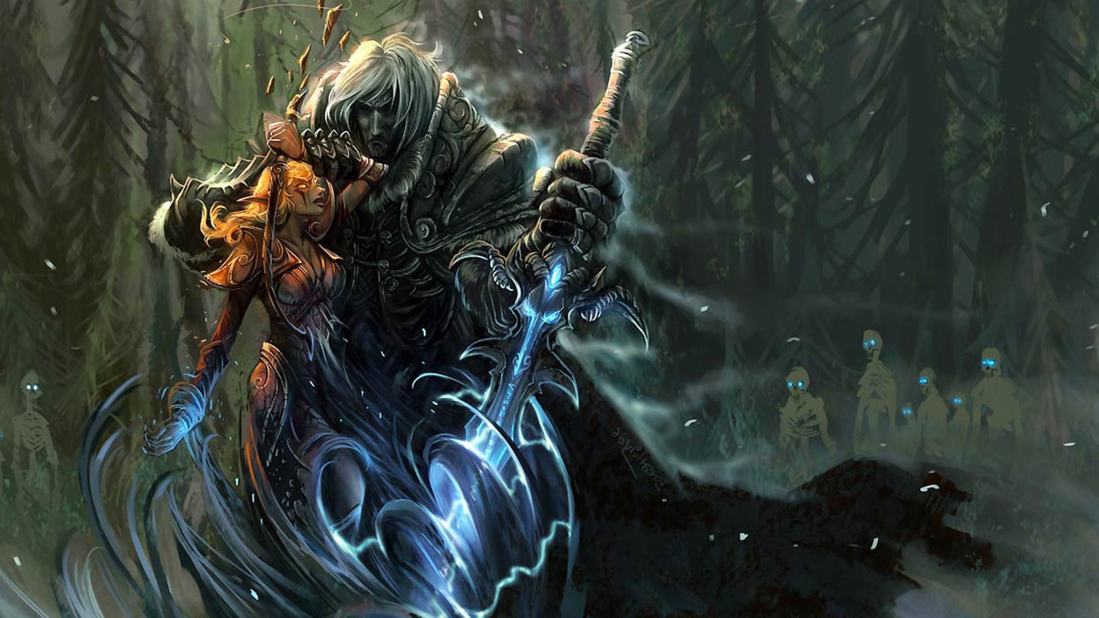 death knight wallpaper,action adventure game,cg artwork,demon,pc game,fictional character
