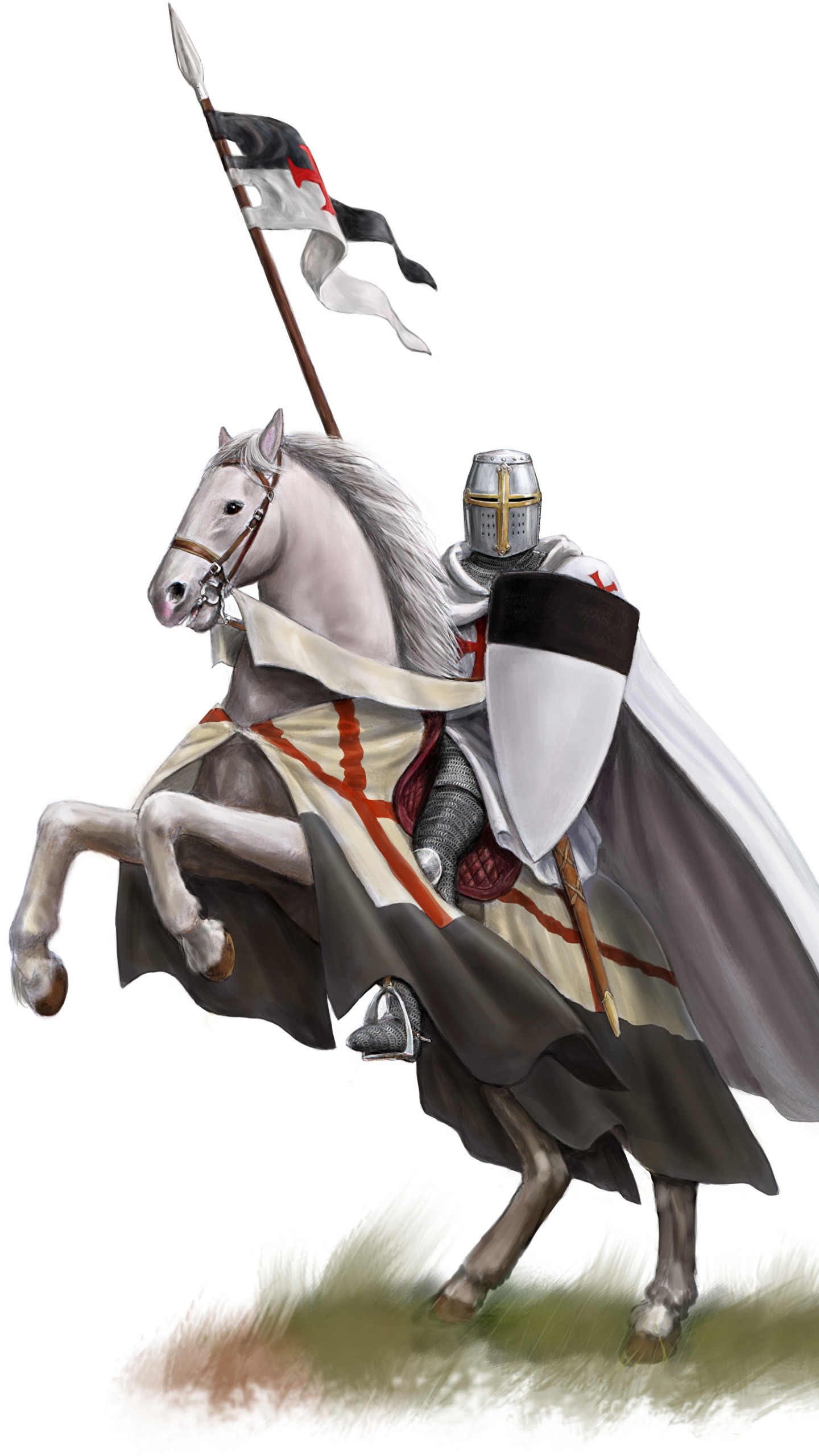 fondo de pantalla de caballeros templarios,caballo,caballero,brida,armadura,figurilla