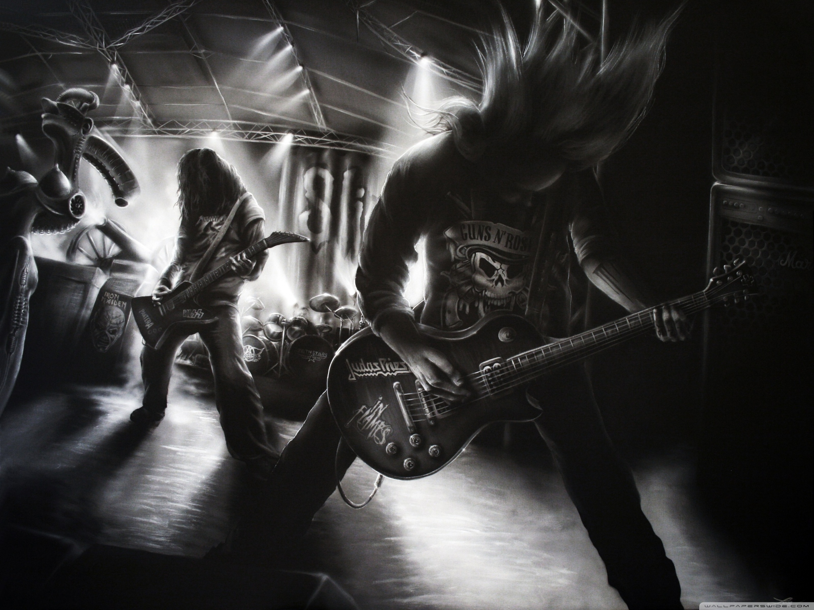 band wallpapers hd,black,black and white,darkness,monochrome photography,monochrome