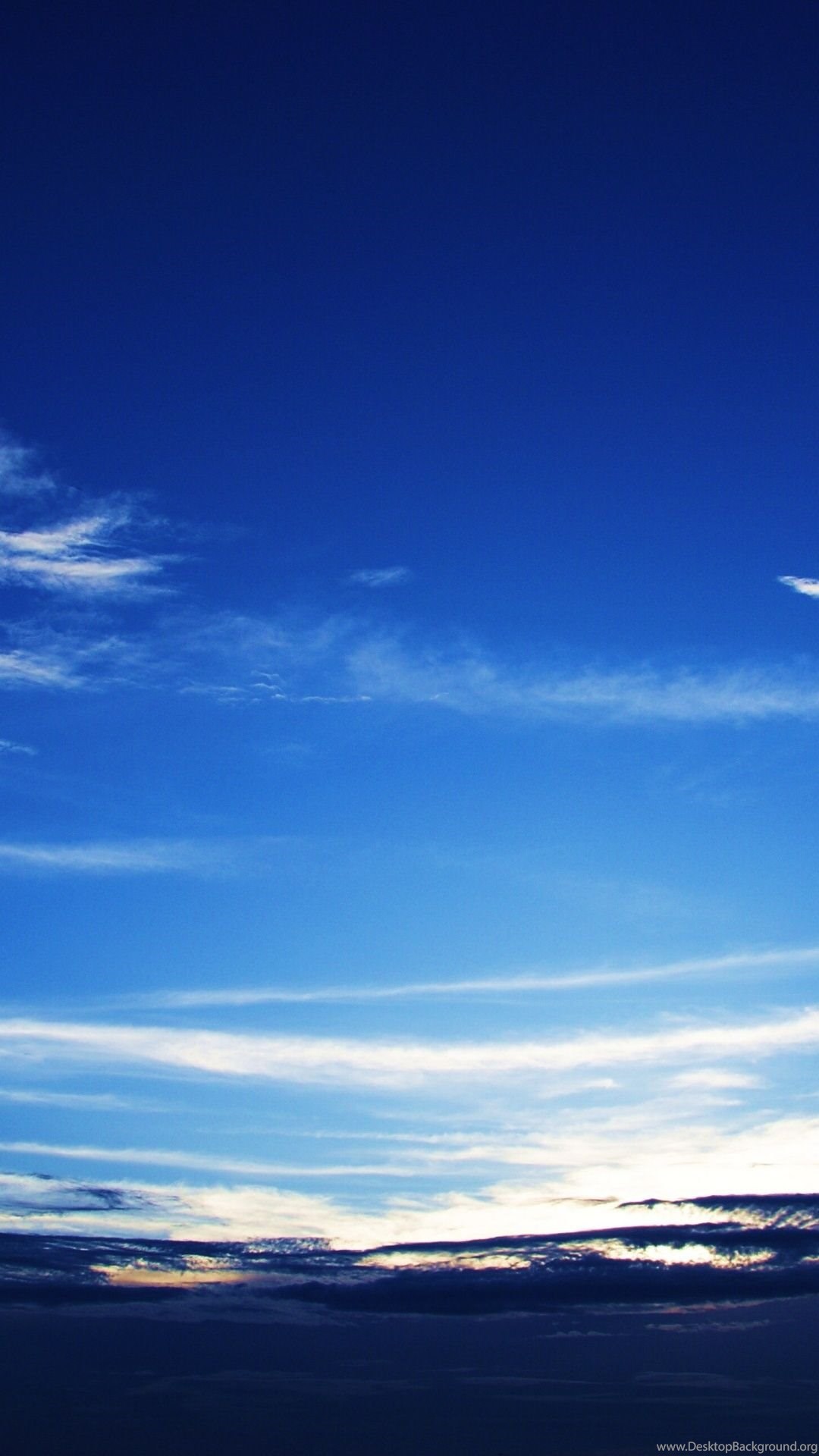 iphoneのための空の壁紙,空,青い,昼間,雲,地平線