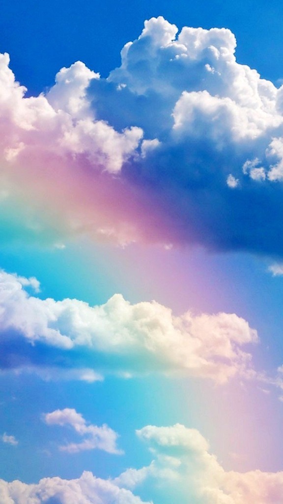 아이폰의 하늘 벽지,하늘,구름,낮,푸른,적운