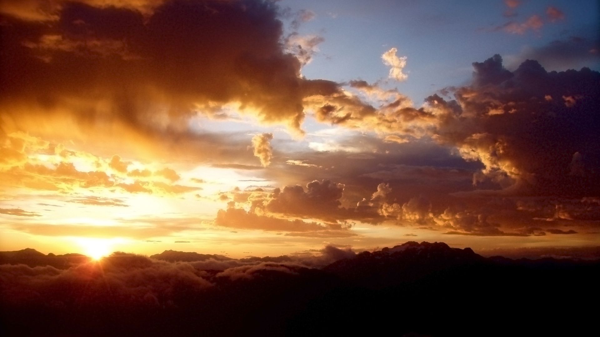 空のhdの壁紙1080p,空,雲,残照,自然,日没