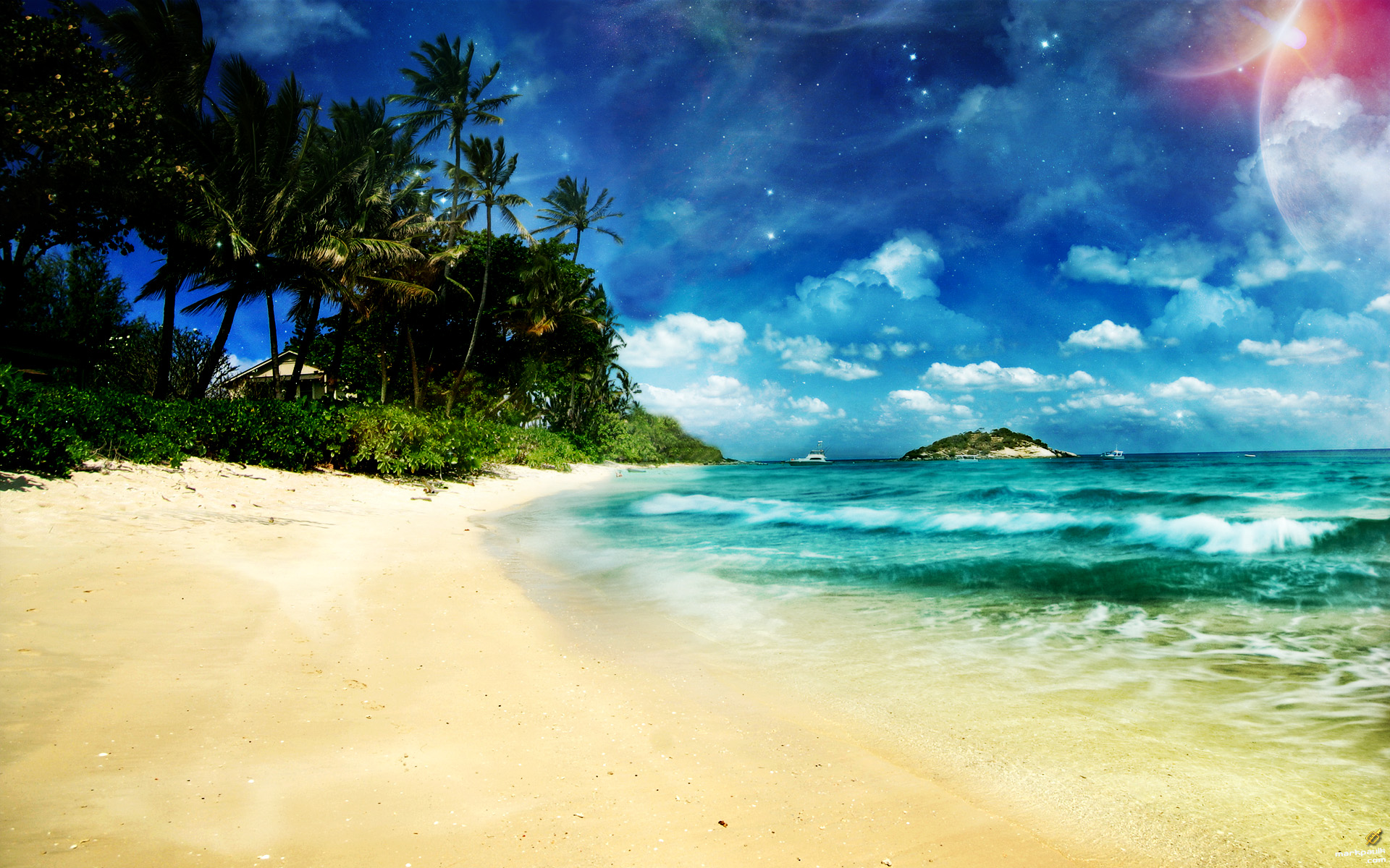 papel pintado verano,cielo,cuerpo de agua,naturaleza,playa,apuntalar