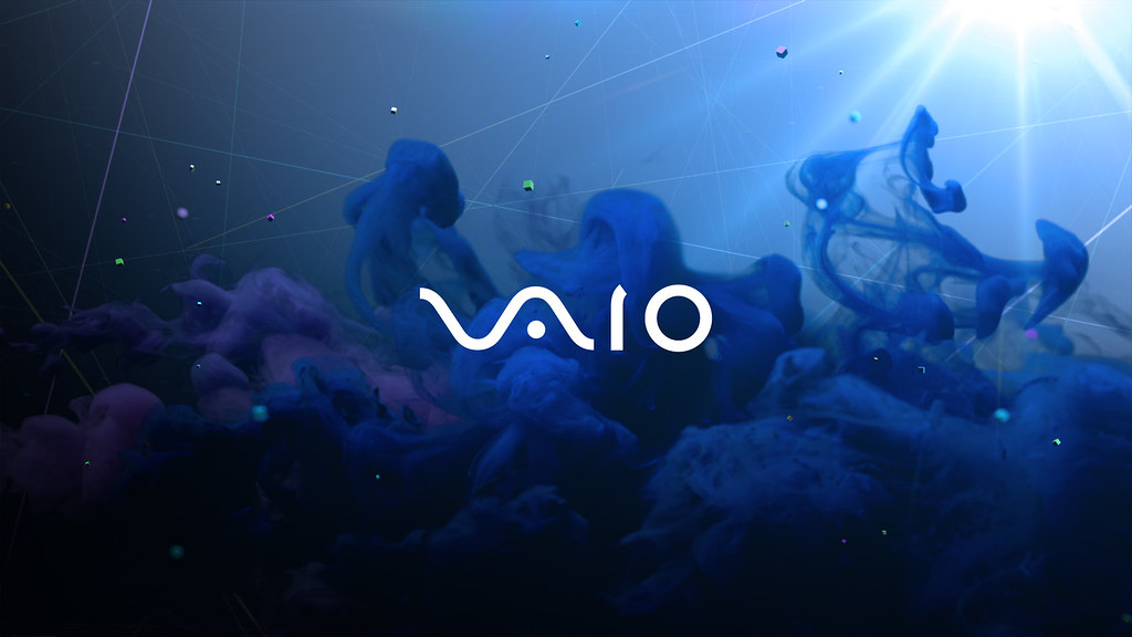 sony vaio wallpaper 1920x1080,blau,unter wasser,elektrisches blau,schriftart,veranstaltung