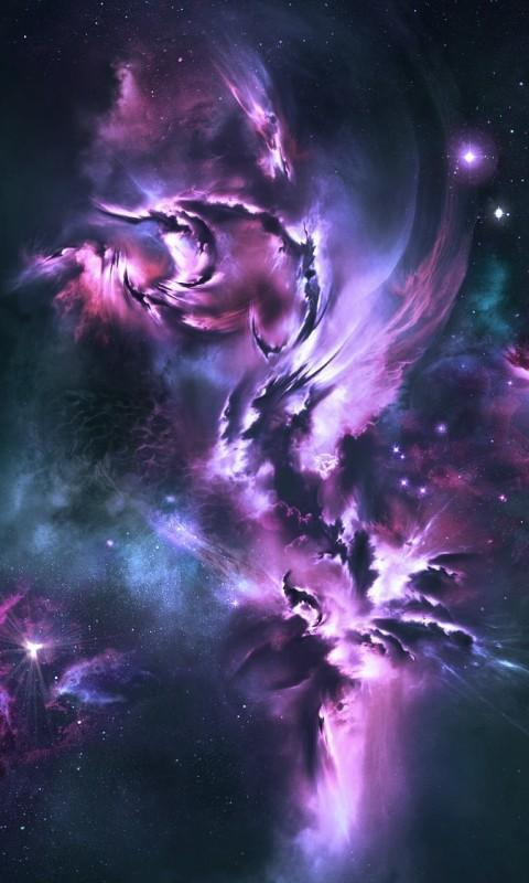 redmi note 3 sfondi hd,viola,cielo,viola,nebulosa,cg artwork