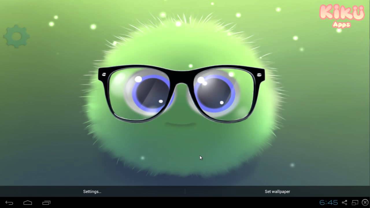 fondo de pantalla chu esponjoso,gafas,verde,vasos,dibujos animados,ojo