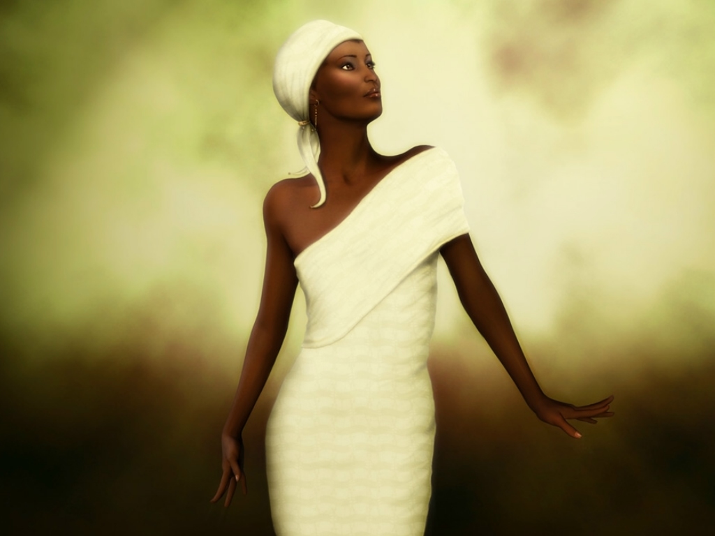 アフリカ系アメリカ人の壁紙,白い,ショルダー,衣類,ドレス,美しさ