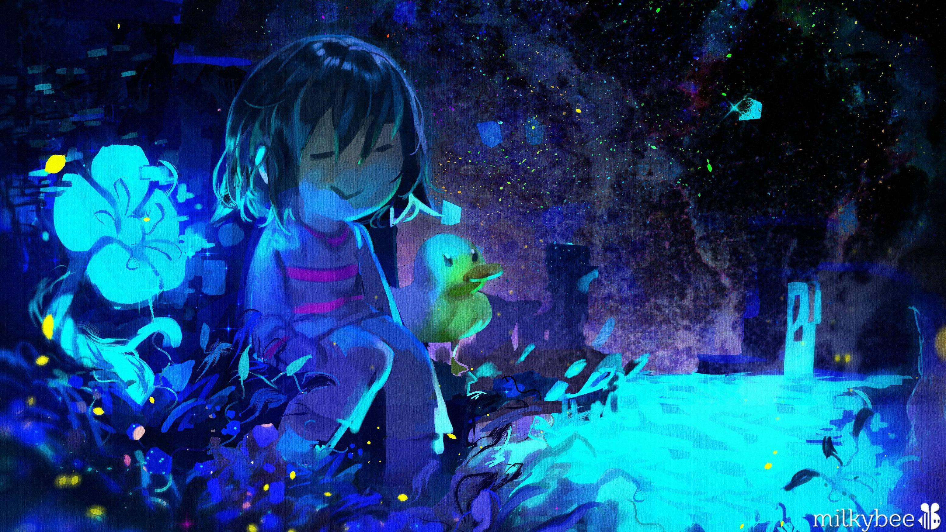 live understale wallpaper,blau,lila,animation,elektrisches blau,anime