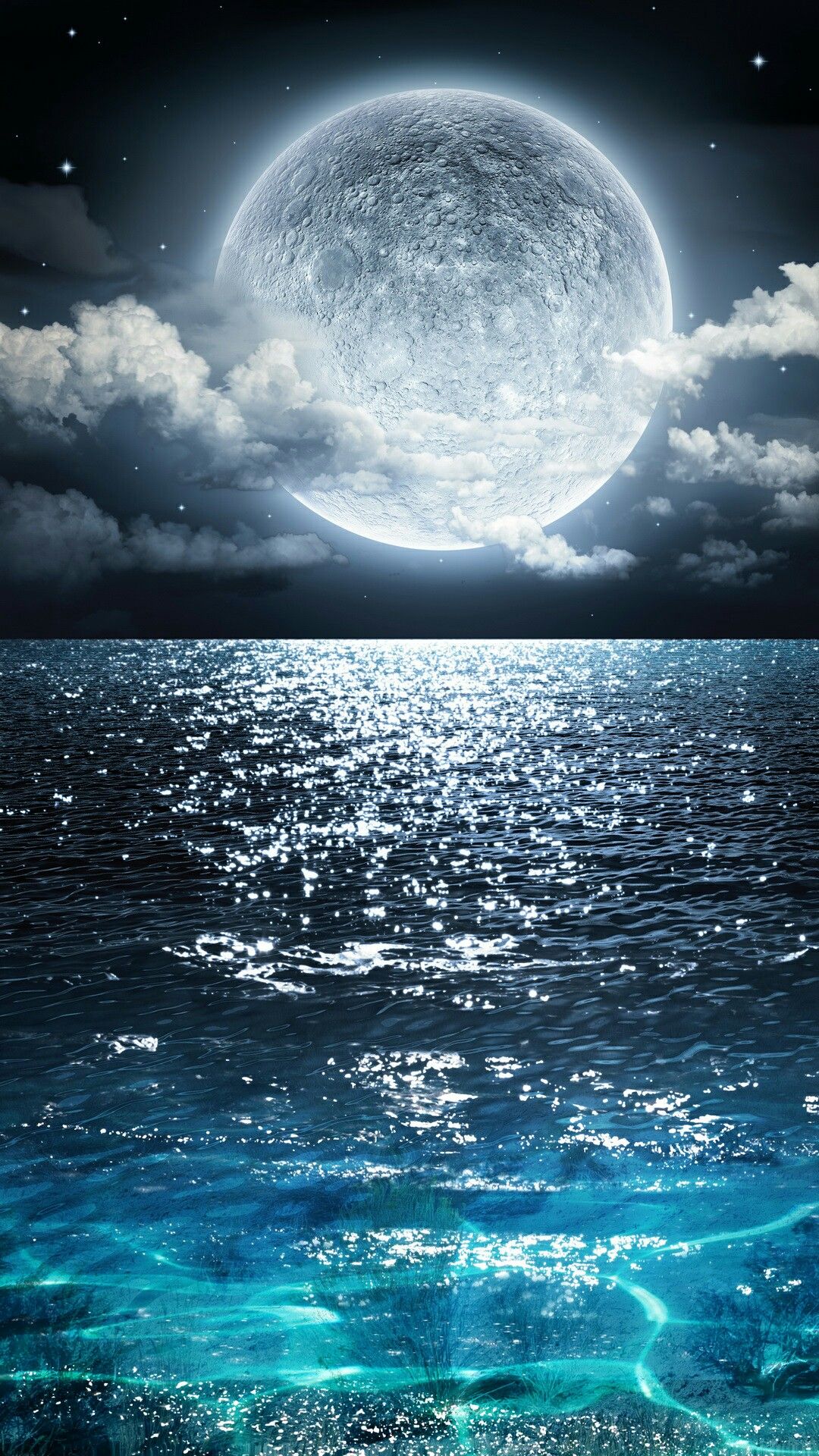Blue Moon Wallpaper Iphone WallpaperUse