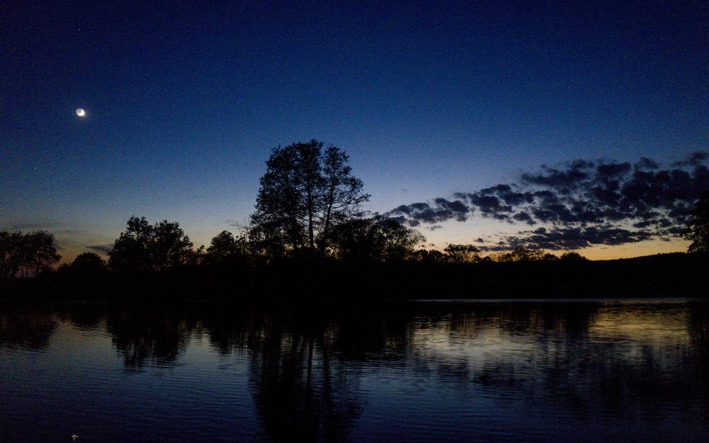 sommernacht tapete,himmel,betrachtung,natur,wasser,nacht