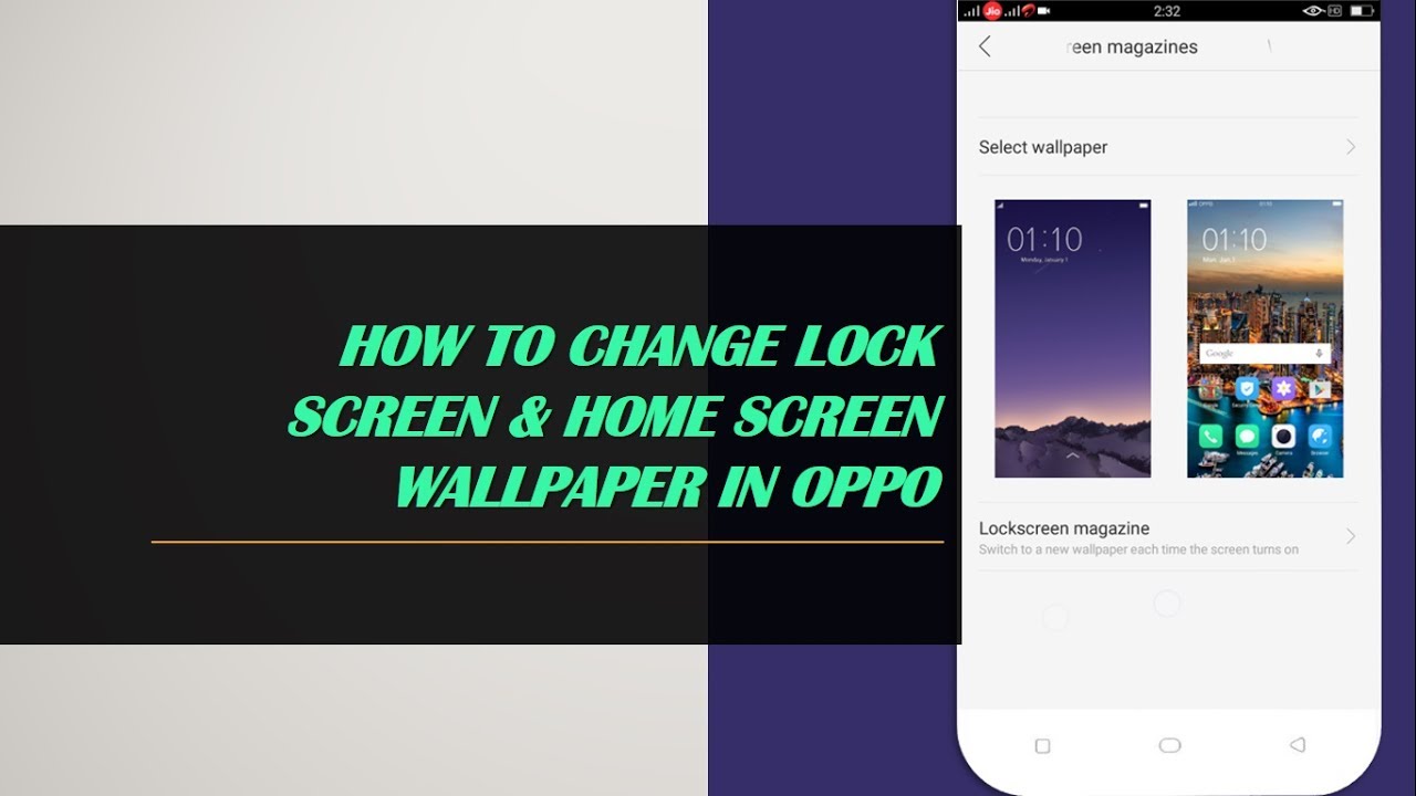 Set Lock Screen Wallpaper In Oppo A5s WallpaperUse