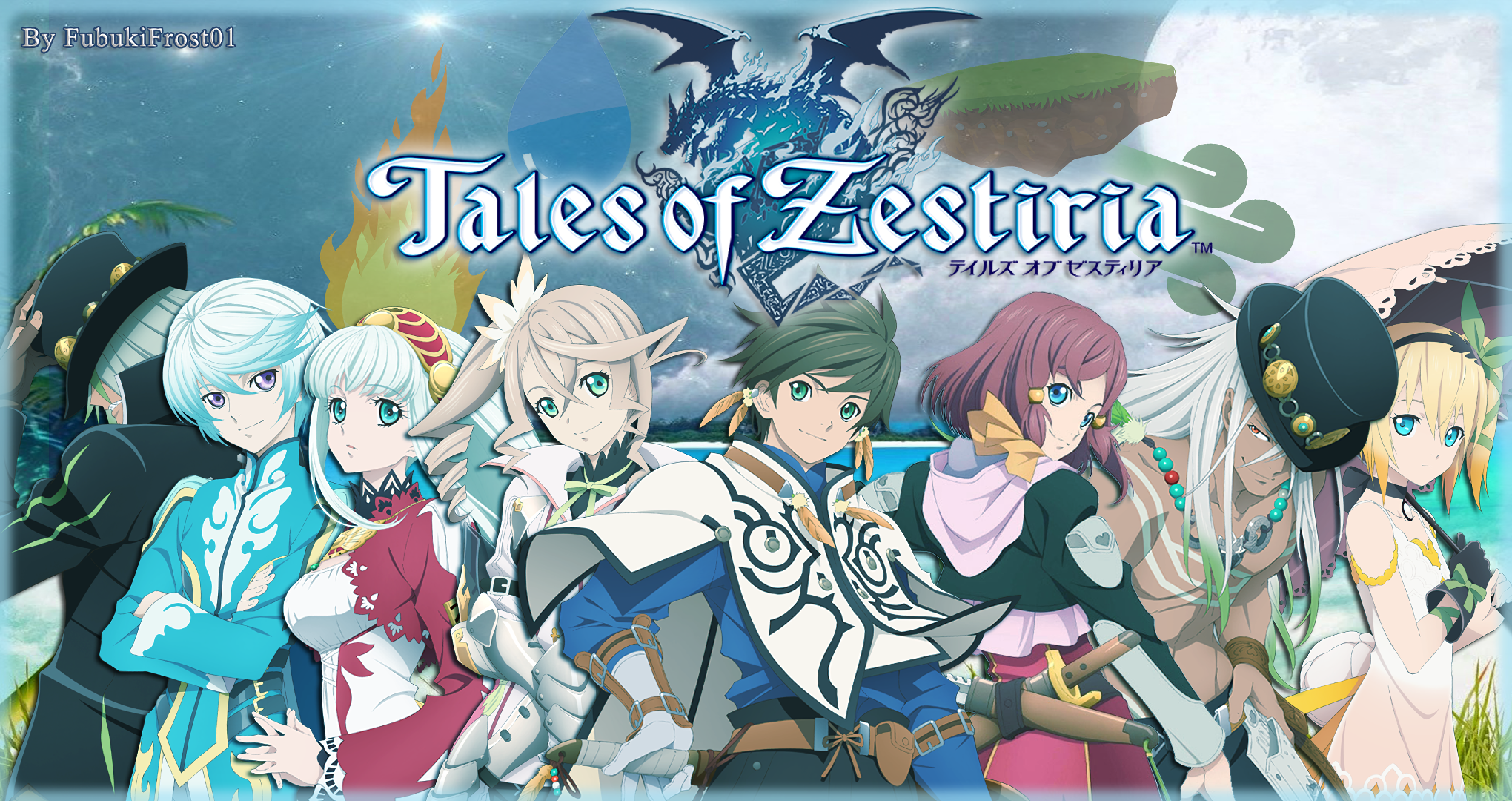 tales of zestiria wallpaper,cartoon,anime,cg artwork,fiction,animation