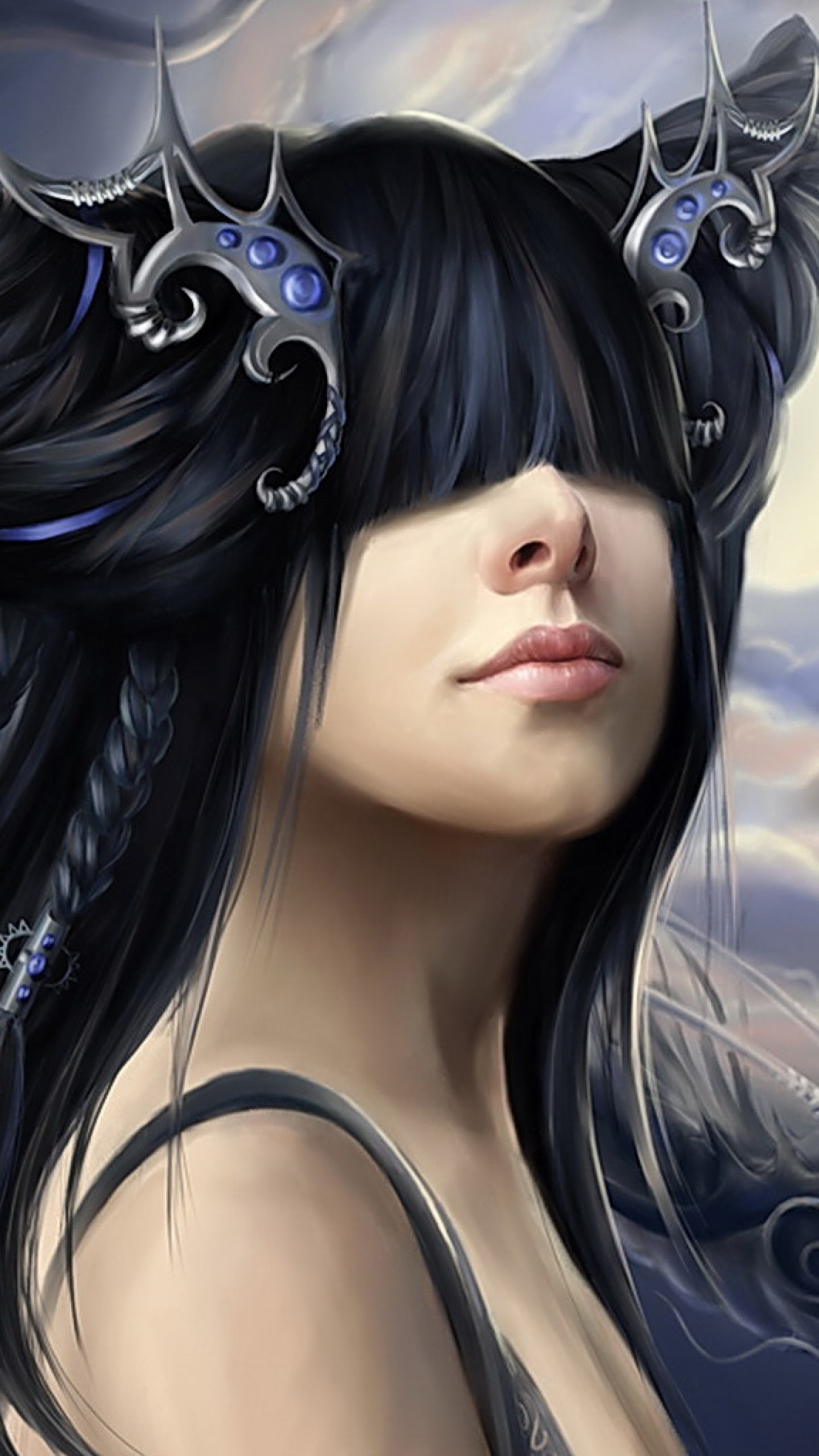 girl wallpapers for android,hair,face,cg artwork,beauty,hairstyle