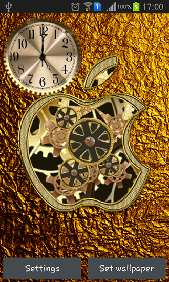 황금 시계 라이브 배경 화면,아날로그 시계,시계,손목 시계,금속,확대