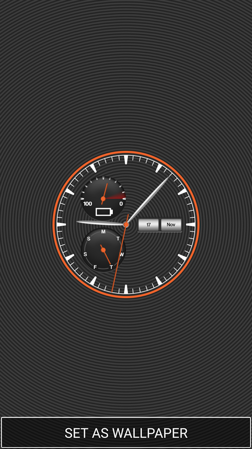 liebe uhr live wallpaper,tachometer,orange,spur,schriftart,messinstrument