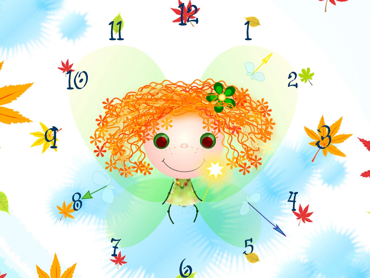 love clock live wallpaper,cartoon,illustration,child art,fictional character,smile