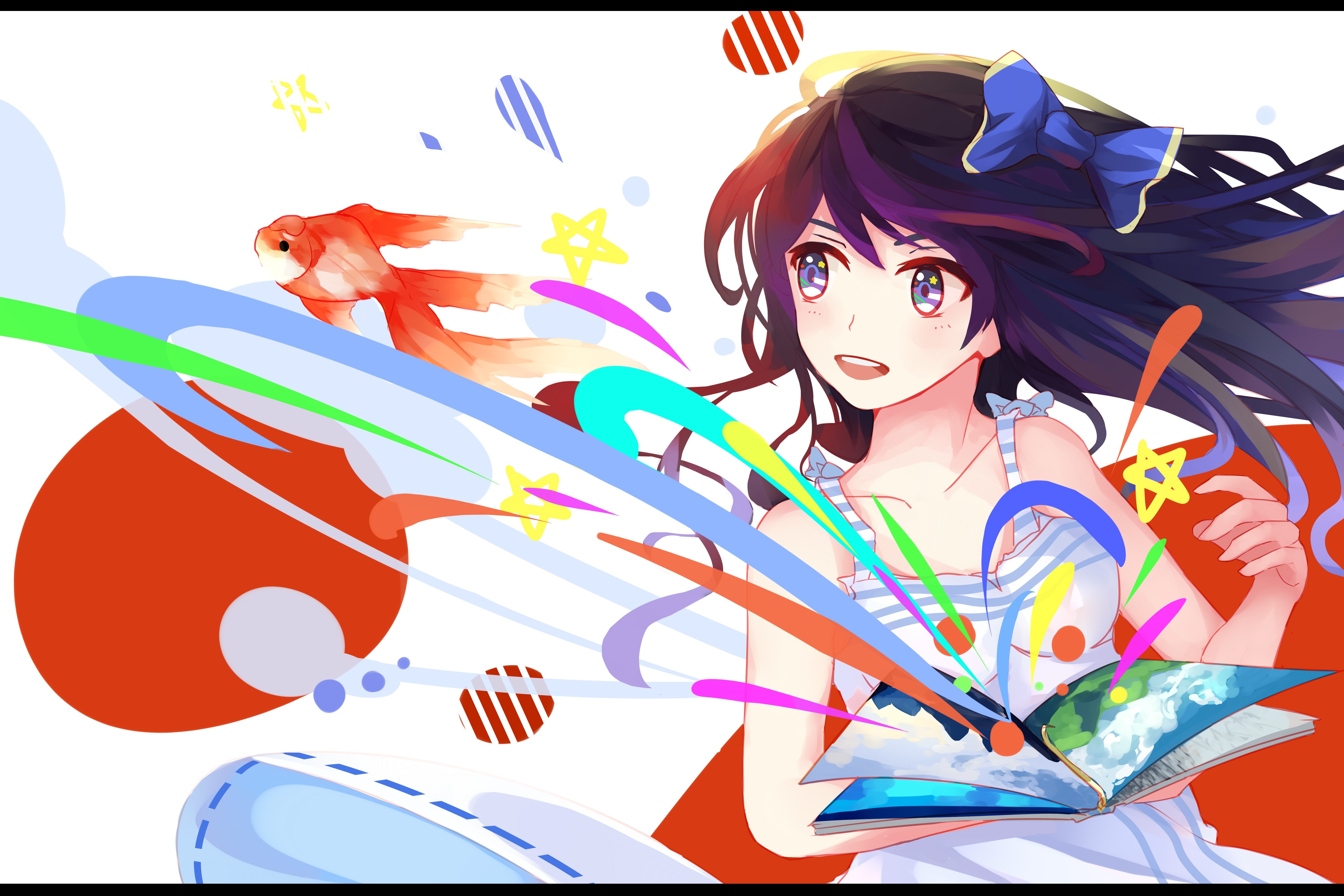 colorful anime wallpaper,cartoon,anime,illustration,cg artwork,graphic design