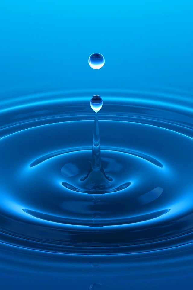 fondo de pantalla iphone efecto 3d,recursos hídricos,soltar,azul,líquido,agua