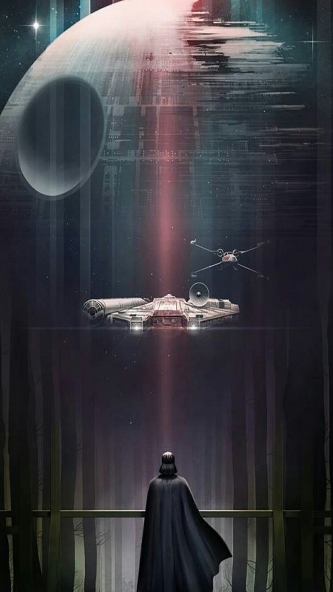star wars lock screen wallpaper,darkness,cg artwork,fictional character,art