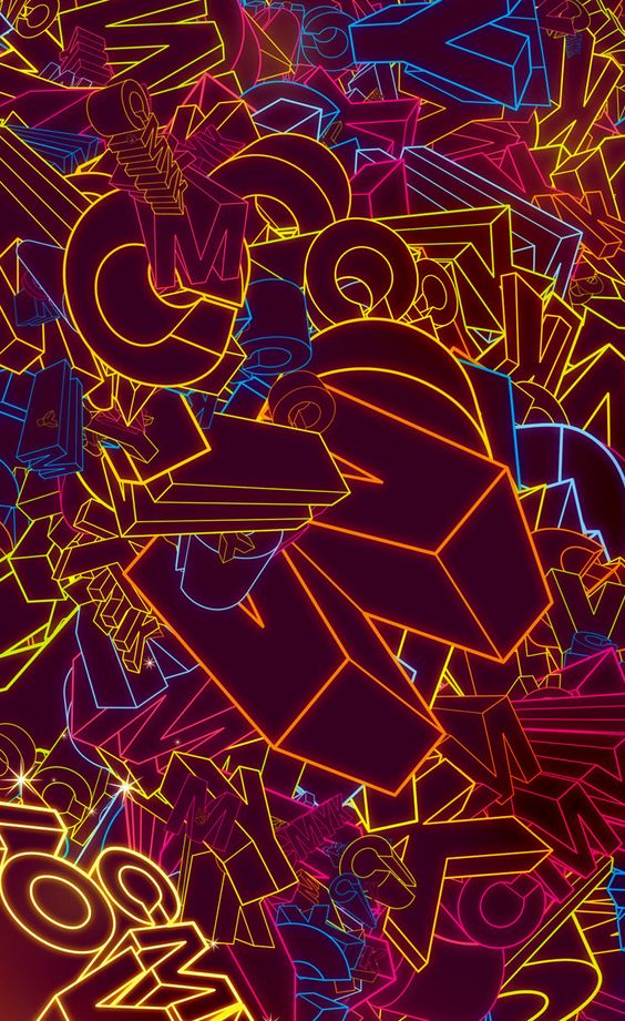 neon wallpapers for iphone,psychedelic art,pattern,art,font,visual arts