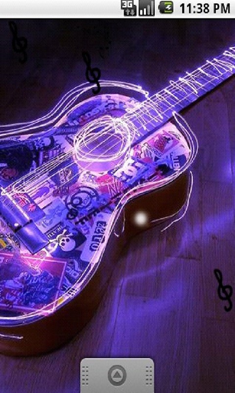 gitarre live wallpaper,gitarre,elektrische gitarre,musikinstrument,lila,gezupfte saiteninstrumente