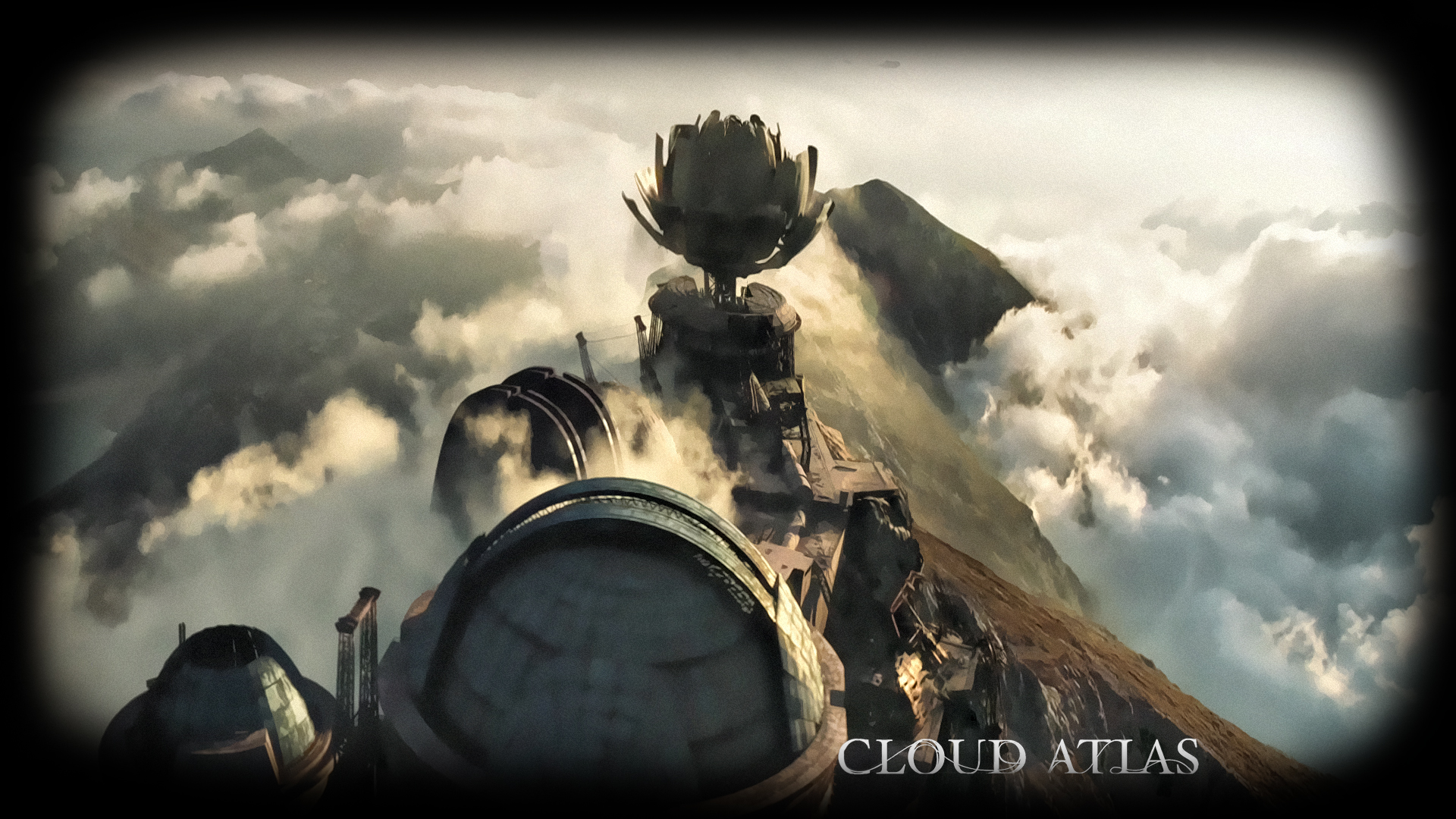 fond d'écran cloud atlas,ciel,compositing numérique,oeuvre de cg,nuage,monde