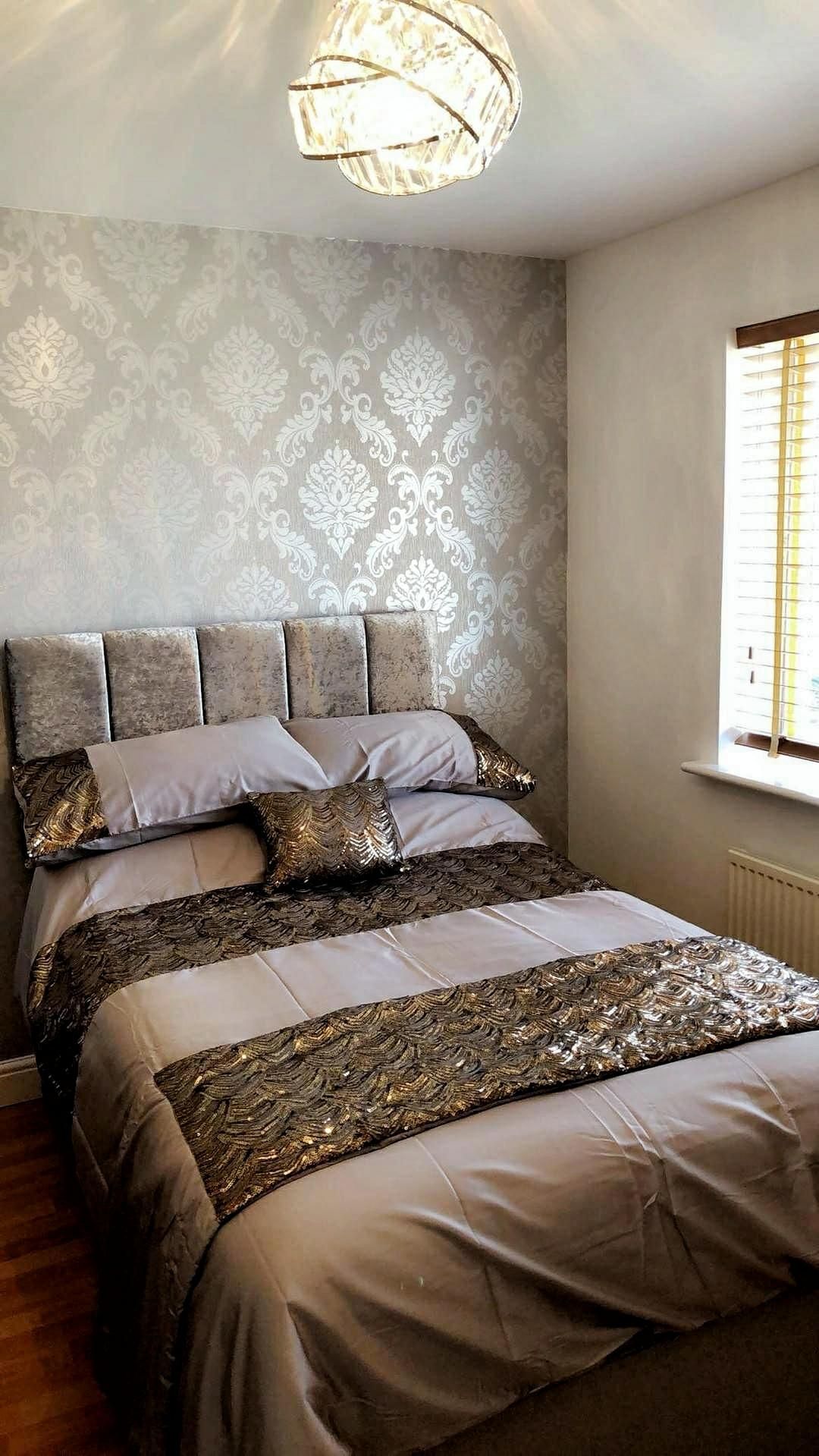 chelsea wallpaper for bedrooms,bedroom,bed,furniture,room,bed sheet