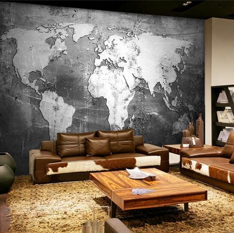 map wallpaper for walls,living room,room,interior design,wall,furniture