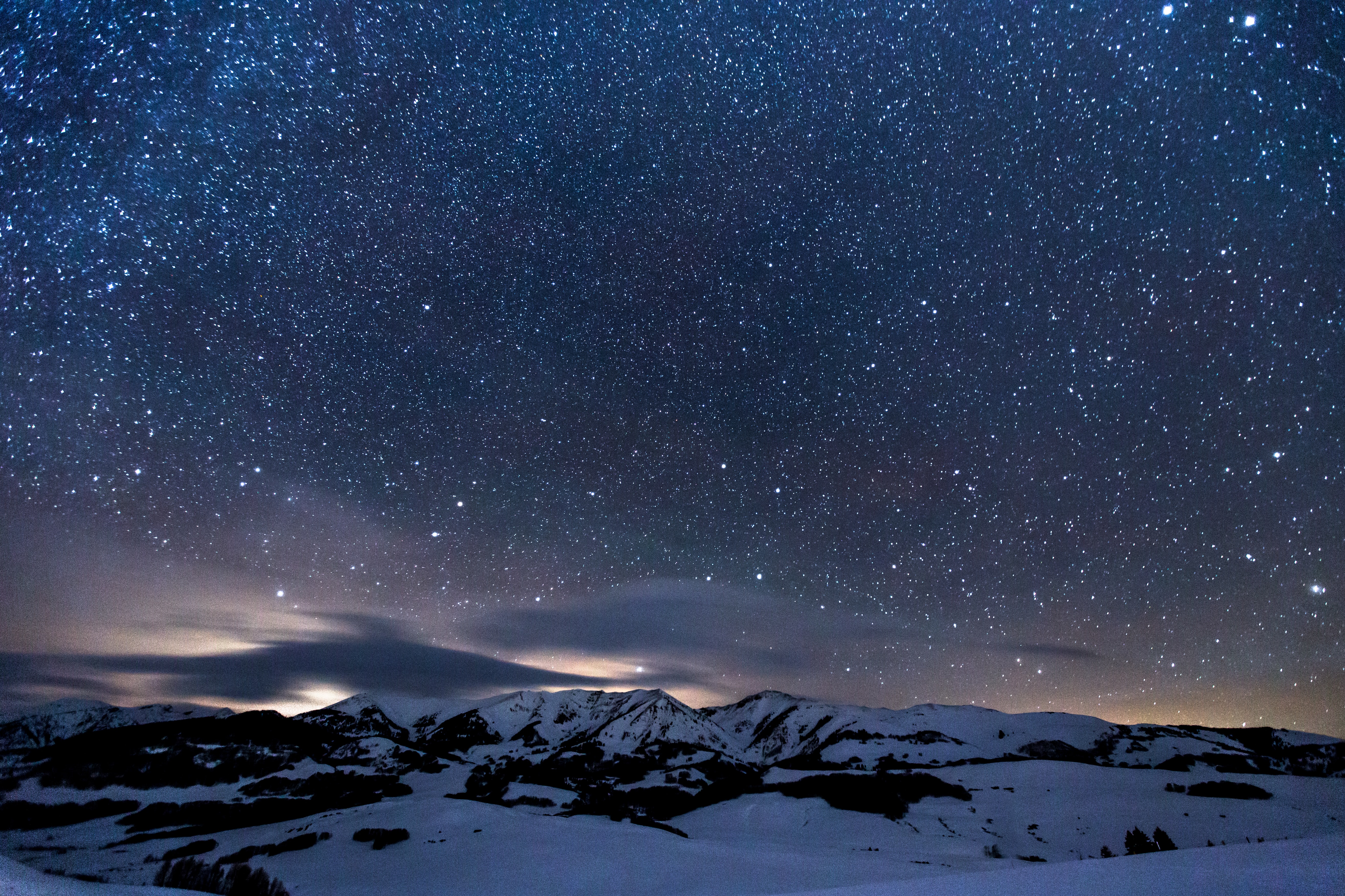 壁紙tumblrをダウンロード,空,雰囲気,冬,夜,山