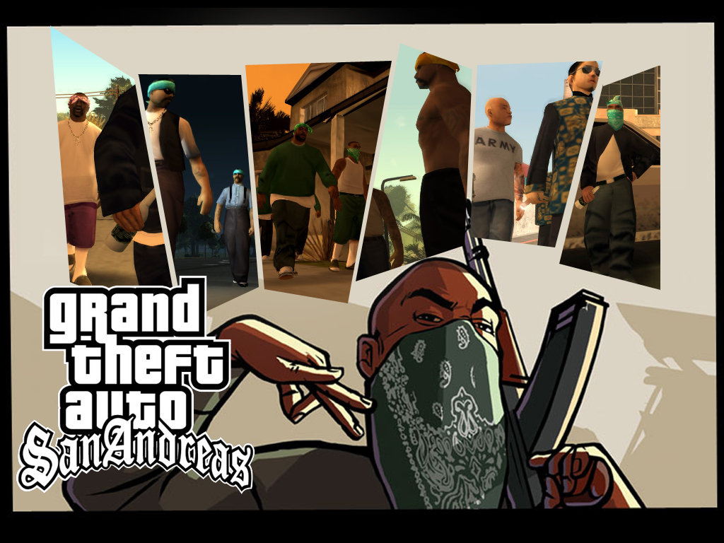 gta san wallpaper,schriftart,poster,fotografie,bildunterschrift,kunst