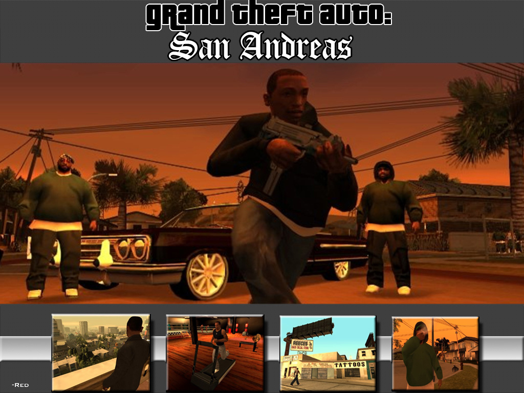 gta san wallpaper,pc game,games,font,adventure game,vehicle