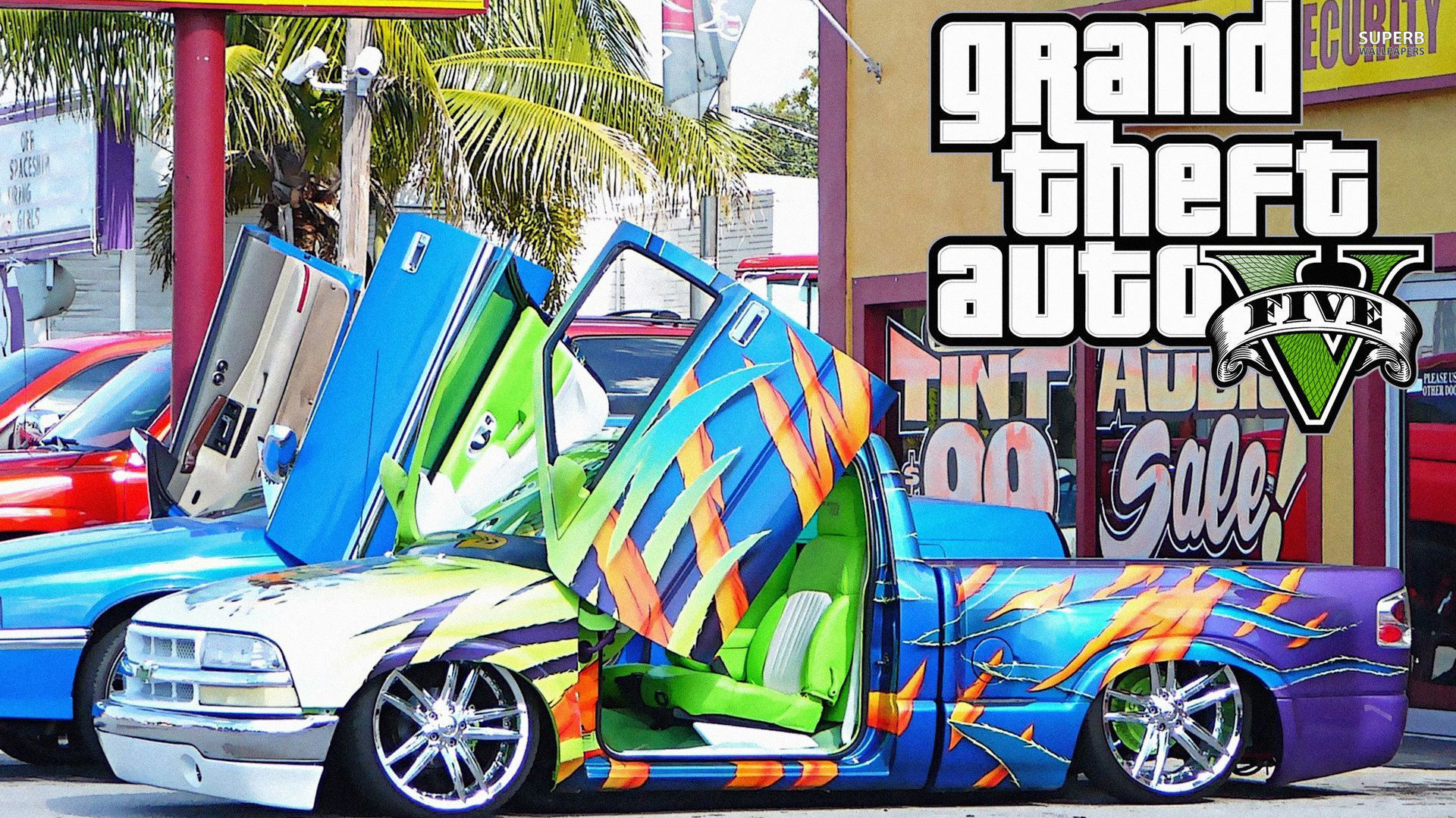 fonds d'écran de gta v,véhicule,voiture,voiture sur mesure,art,graffiti