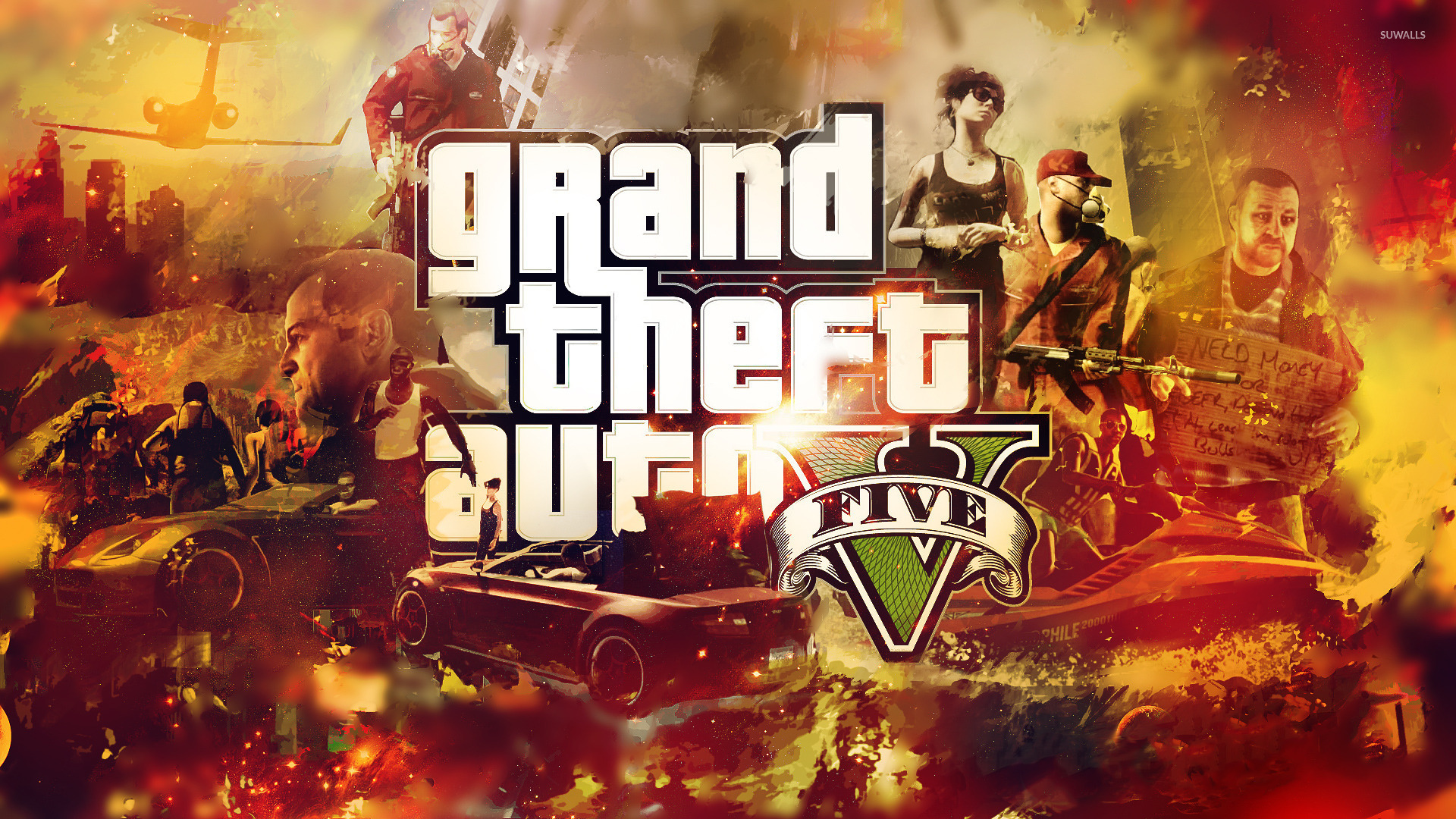 gta 5 wallpaper für pc,action adventure spiel,spiele,schriftart,film,computerspiel