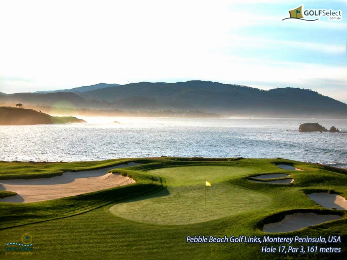 pebble beach wallpaper,sport venue,natural landscape,nature,highland,water resources