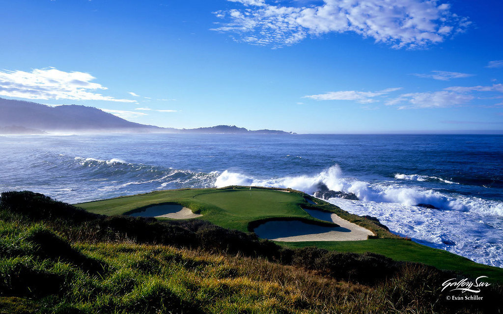 pebble beach wallpaper,natural landscape,sky,nature,blue,wave